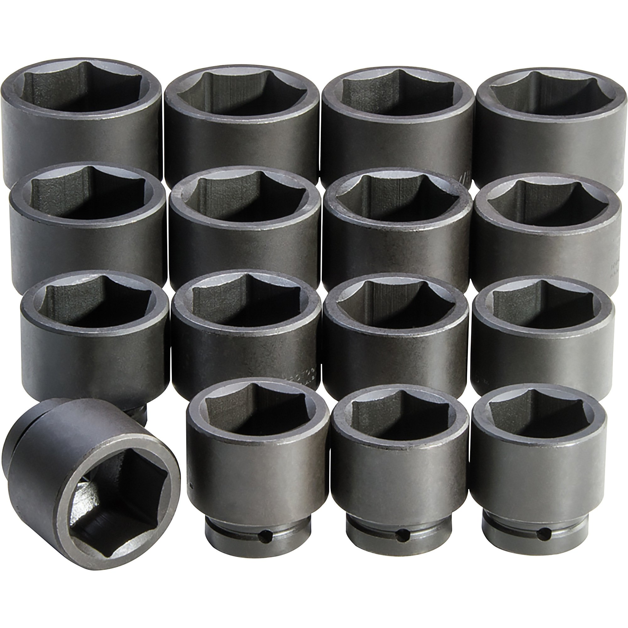 Proto 1in.-Drive Impact Socket Set — 16-Pc., 6-Pt., SAE, Model# J76116